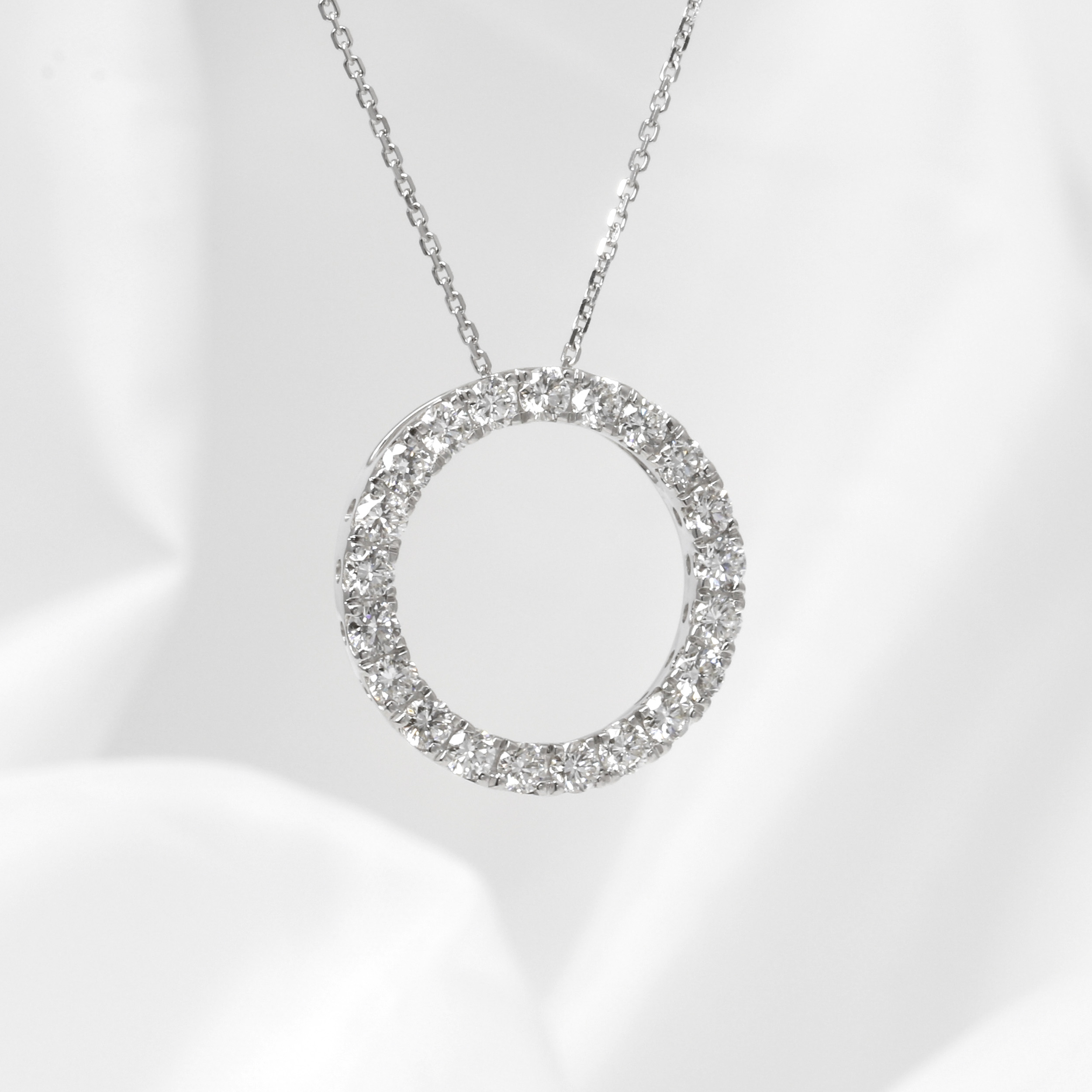 Laboratory Created Diamond Circle of Life Pendant