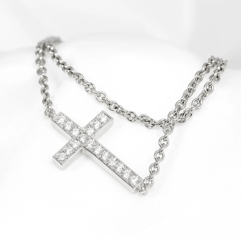 May 2023 - Natural Round Diamond & Platinum Bracelet