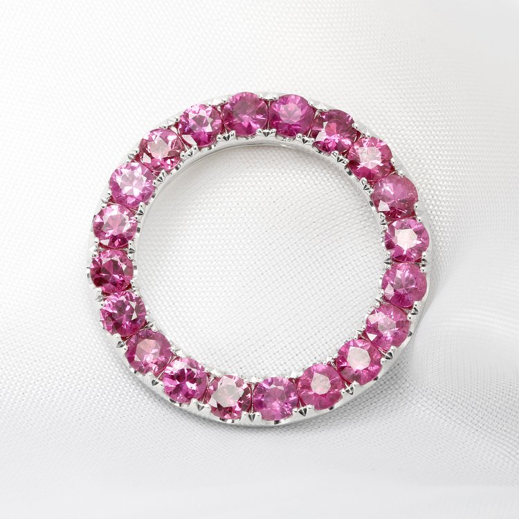 May 2024 - Pink Sapphires in White Gold