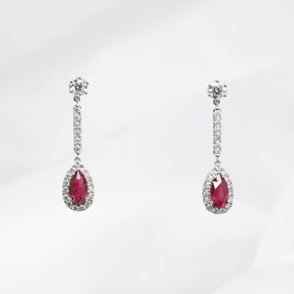 November 2022 - Burmese Rubies and Diamonds in White Gold