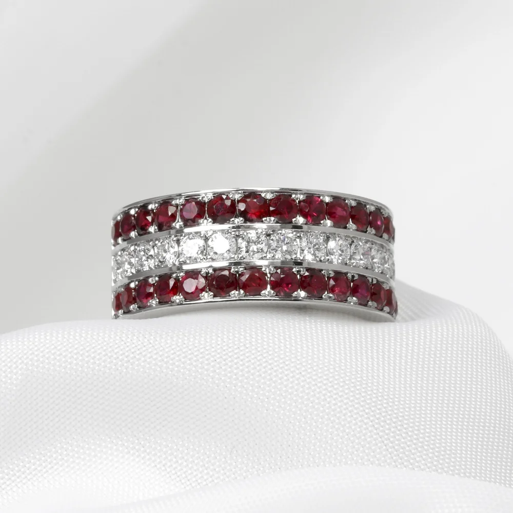 November 2024 - Rubies & Diamonds in Platinum