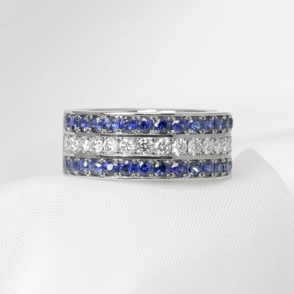 November 2024 - Sapphires & Diamonds in Platinum