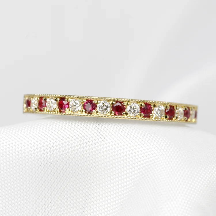 September 2023 - Ruby & Diamond in Yellow Gold