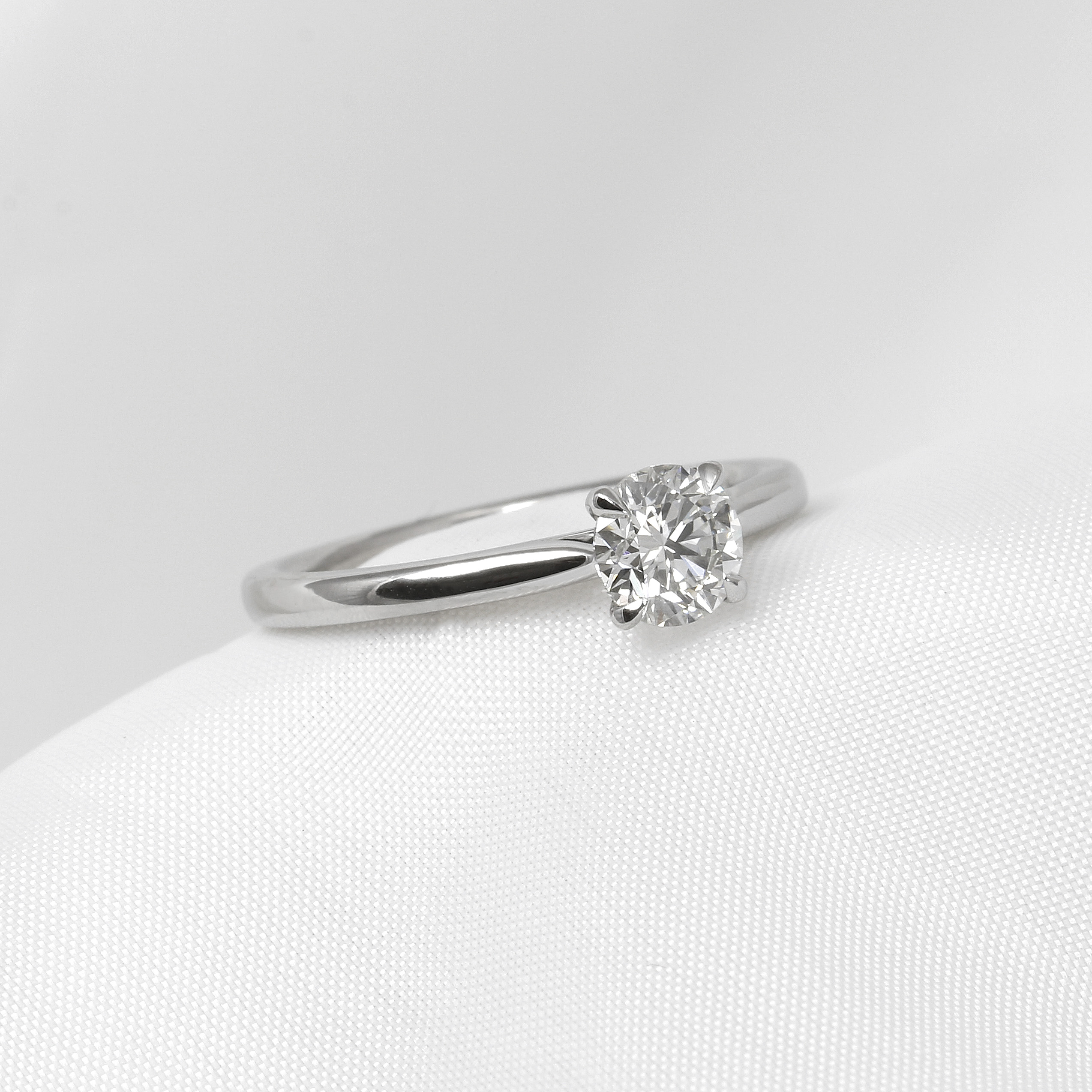 0.70ct Diamond Solitaire Ring in Platinum