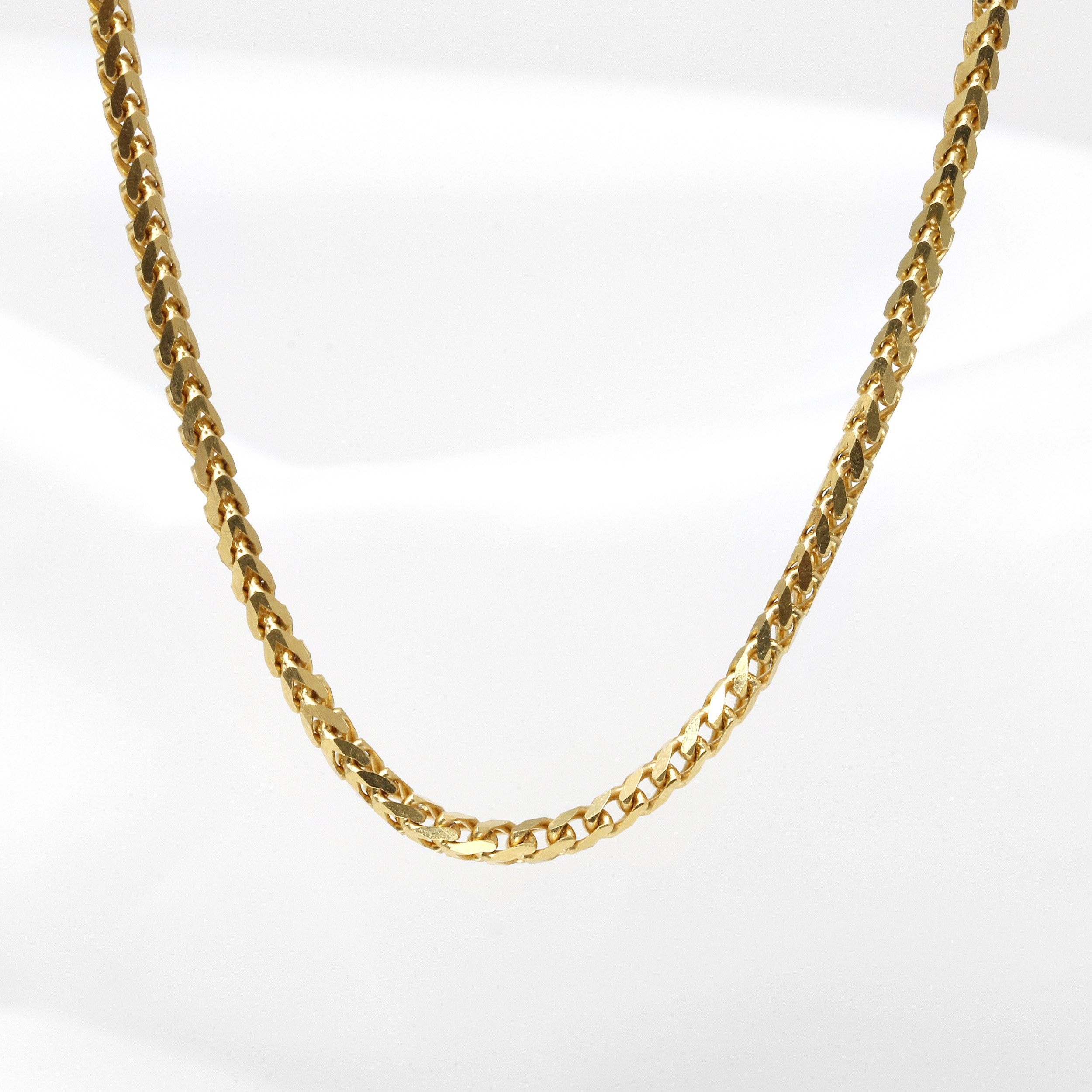 16" Franco Chain in 9ct Yellow Gold