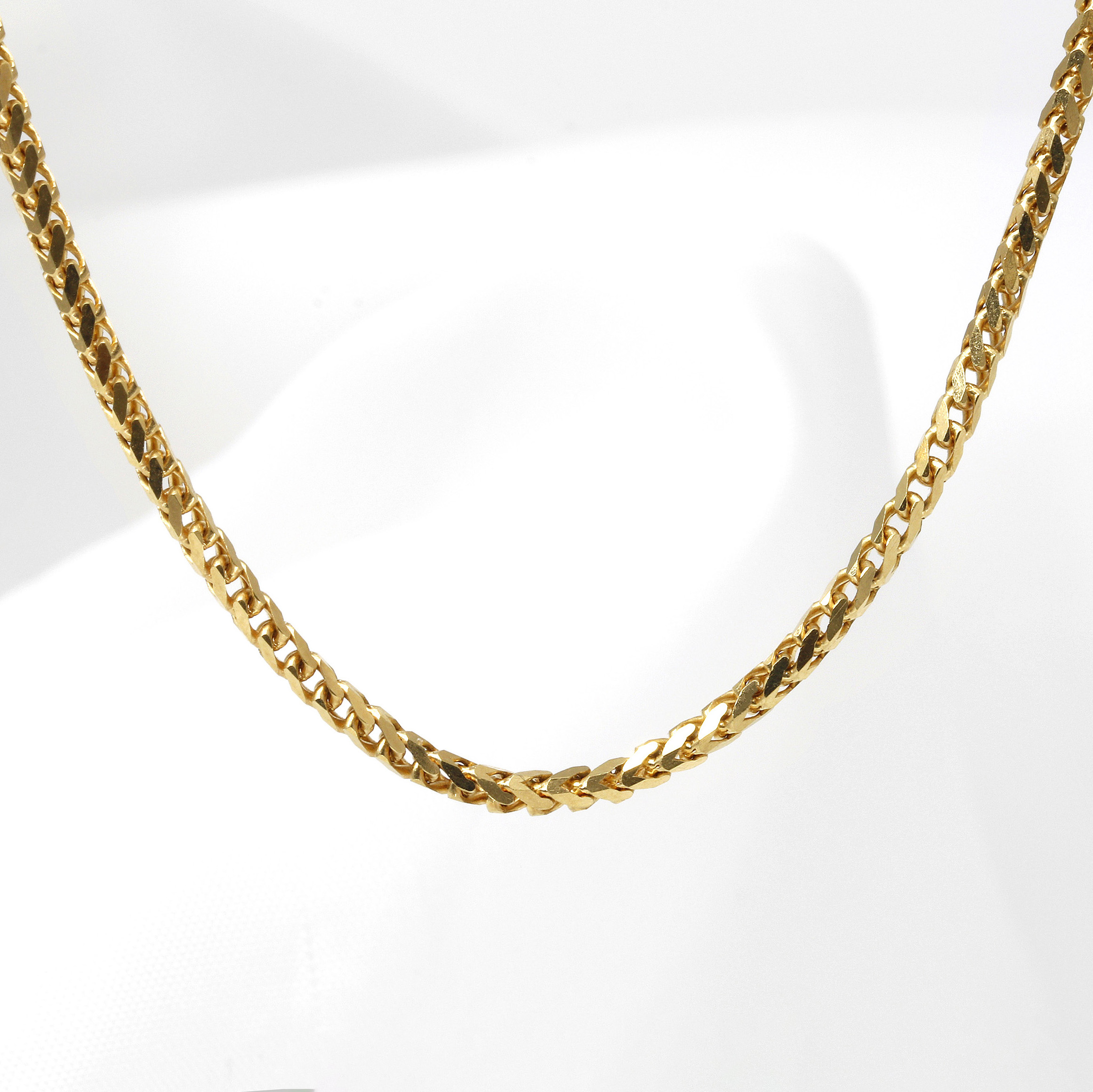 16″ Franco Chain in 9ct Yellow Gold