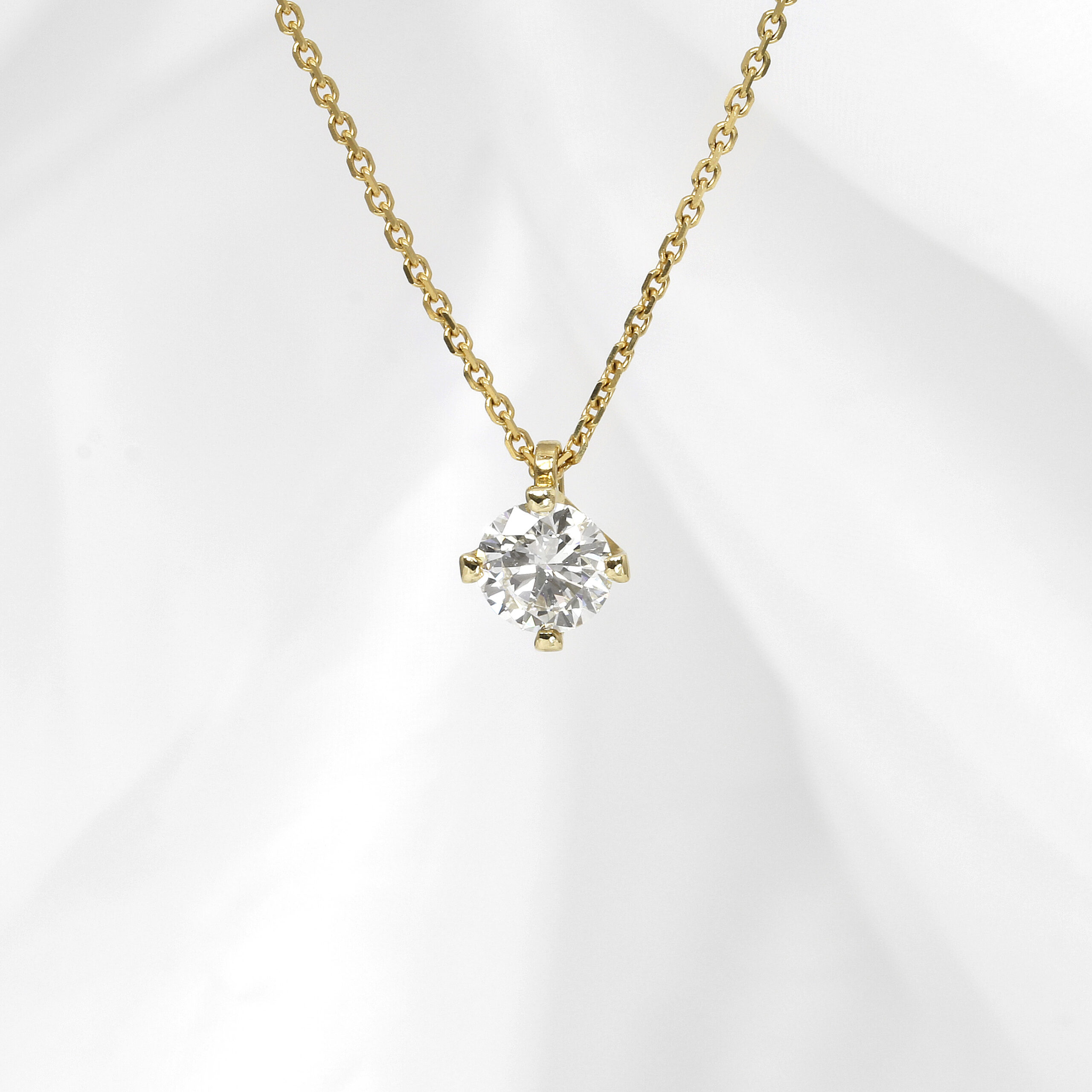 1.00ct Diamond Solitaire Pendant in 9ct Yellow Gold