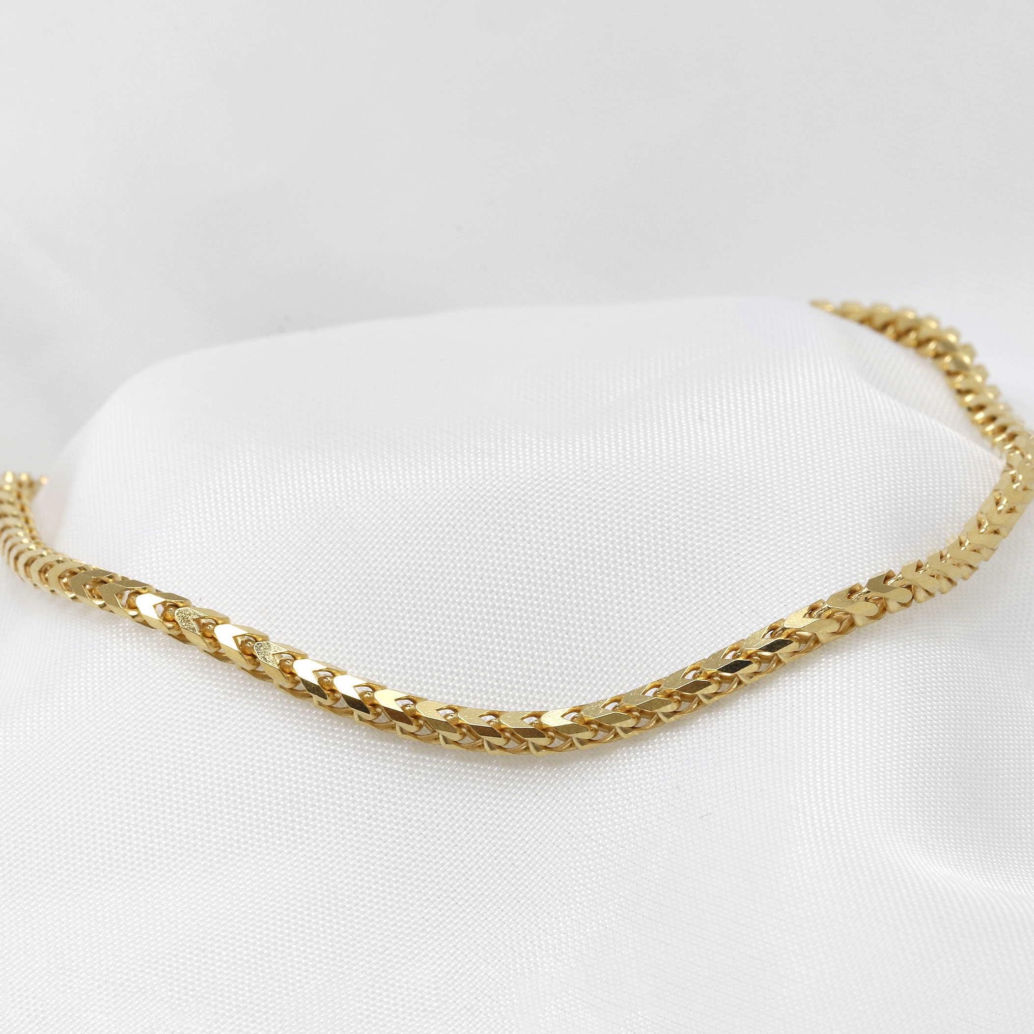 Franco Chain Bracelet in 9ct Yellow Gold