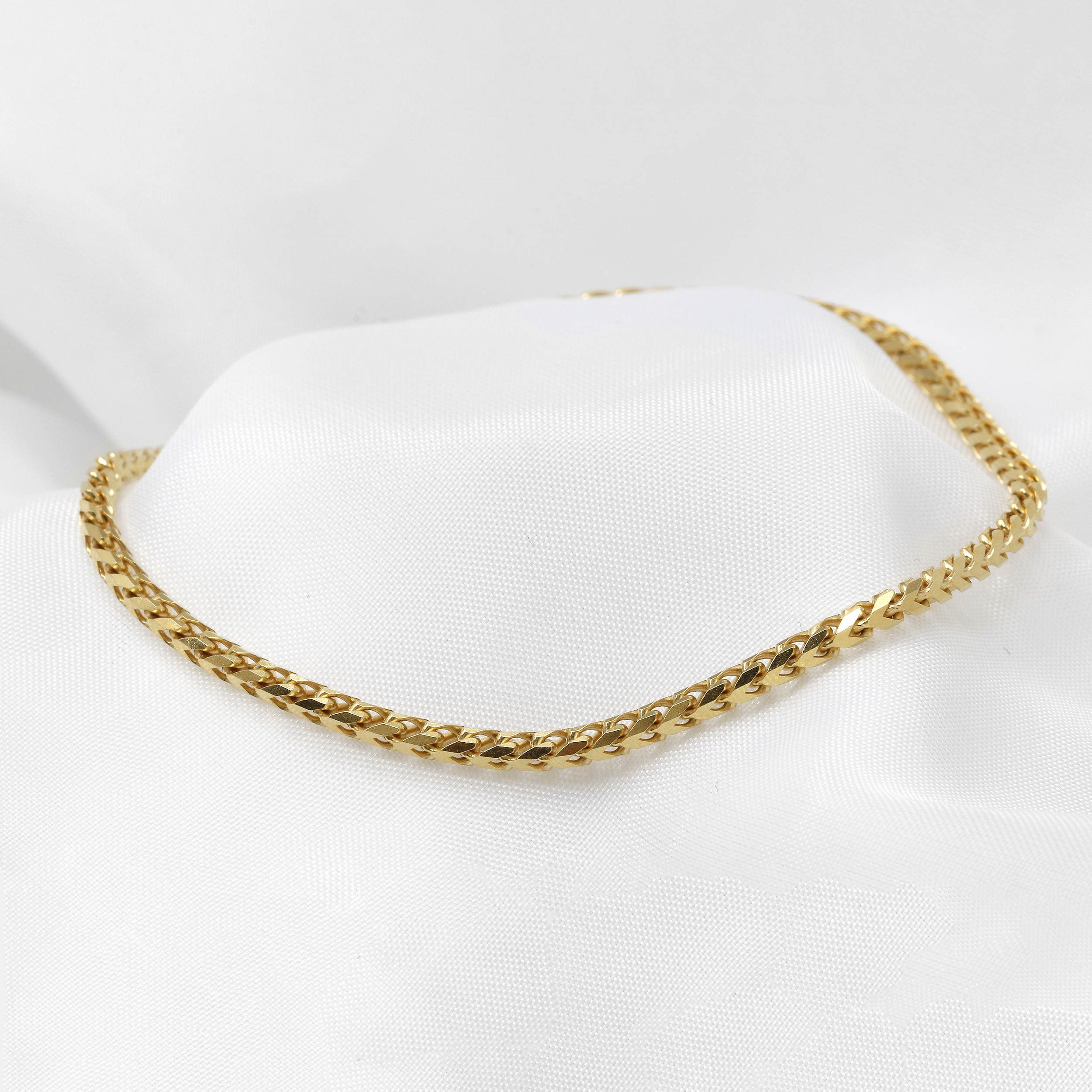 Franco Chain Bracelet in 9ct Yellow Gold